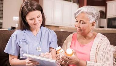 consultation about medications with nurse
