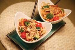 Asian pasta with vegetables